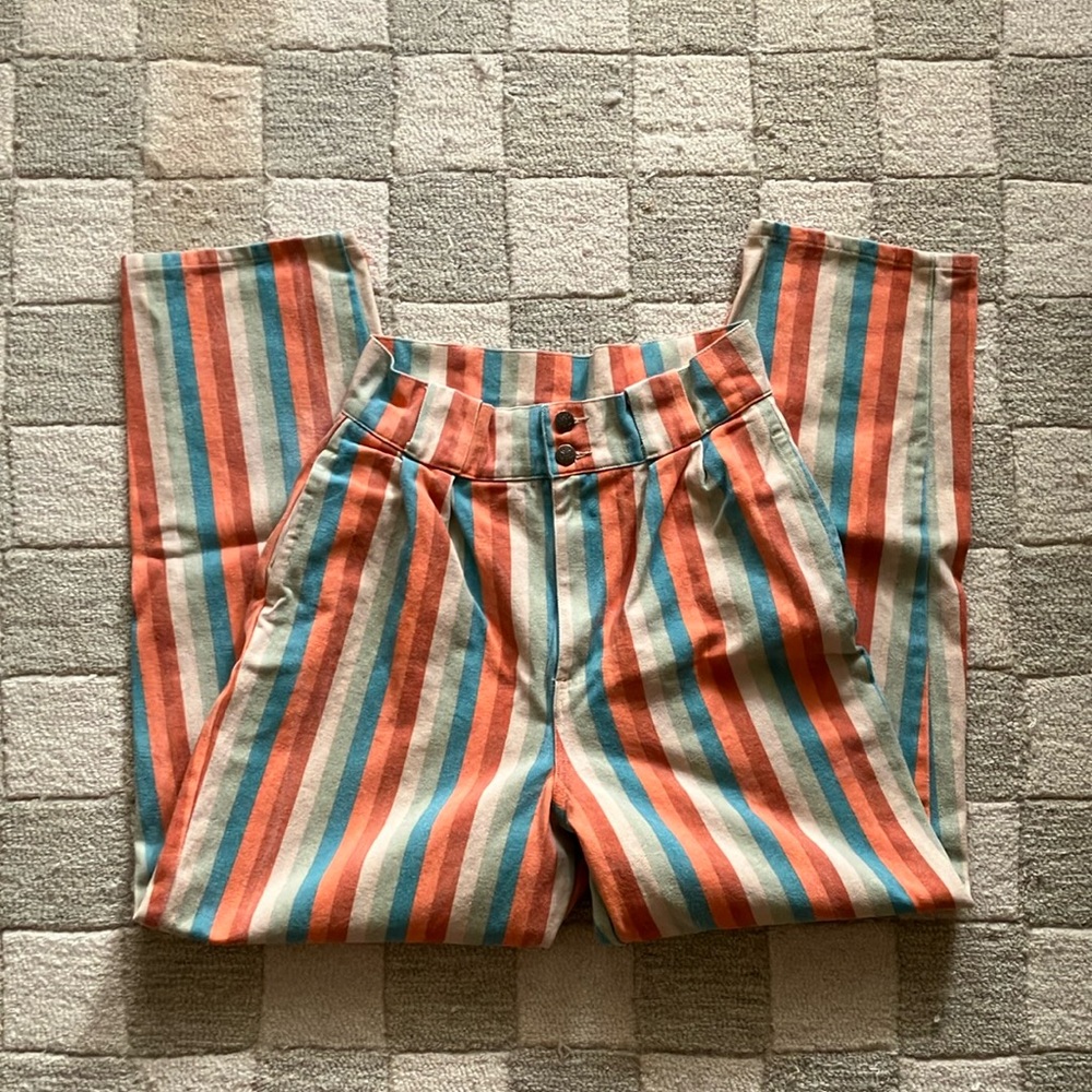 Lucy & Yak Striped Multicolor Pants